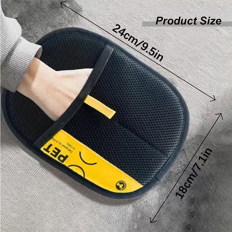 Pet Hair Remover Gloves – Reusable Electrostatic Grooming for Cats & Dogs